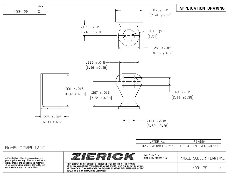 90 Degree Bend, PN 403-138