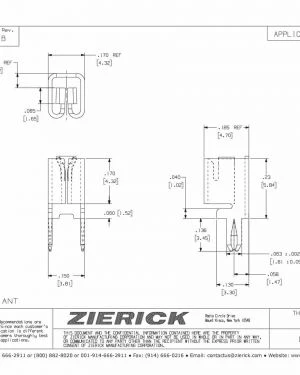 For .020″ x .032″ Tab
