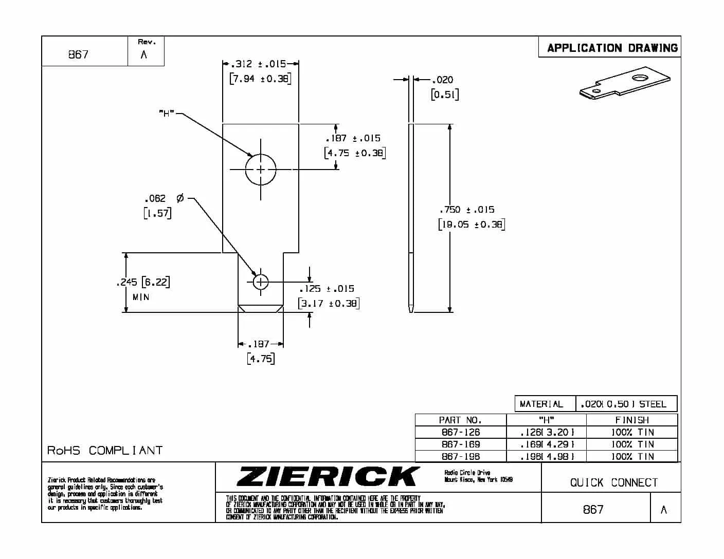 .187″ (4.75mm), PN 867-169