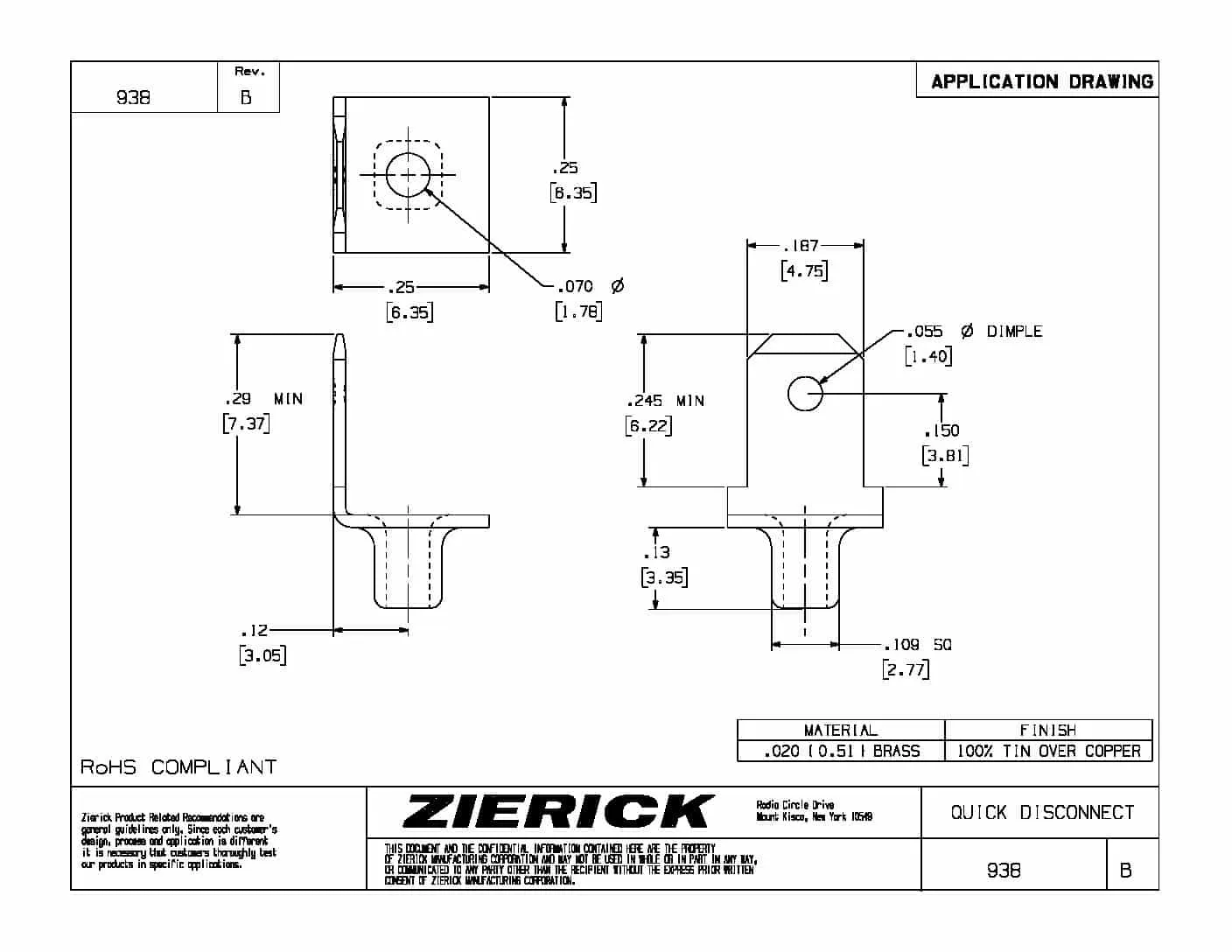 .109″ Square Eyelet-Tab