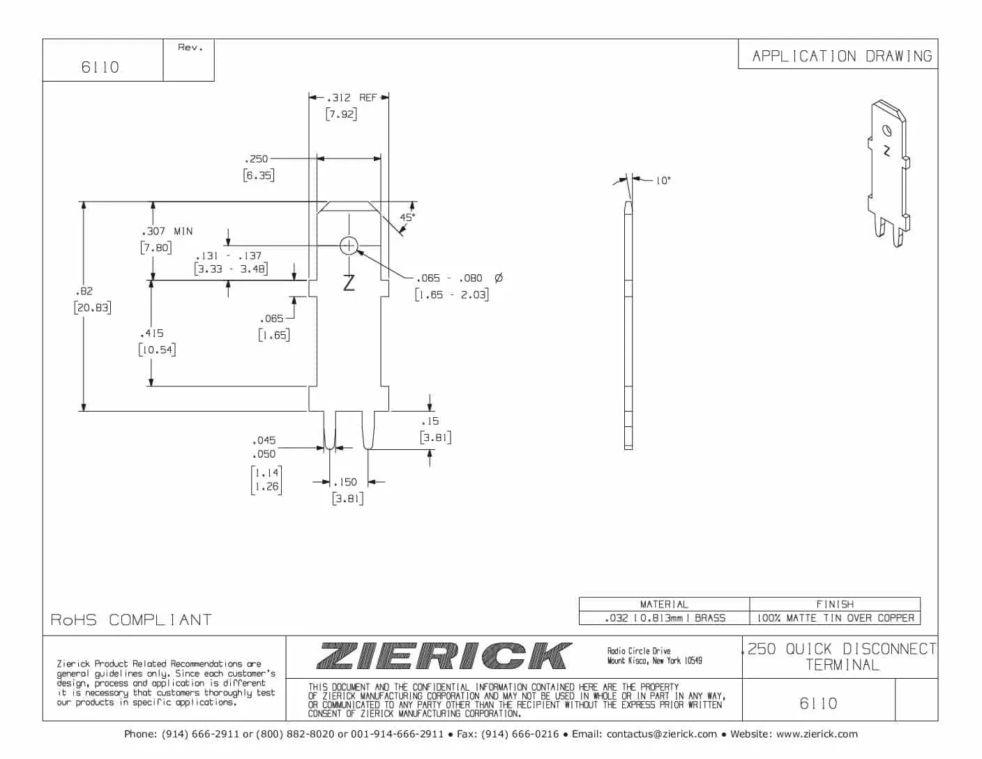 Press Fit, PN 6110