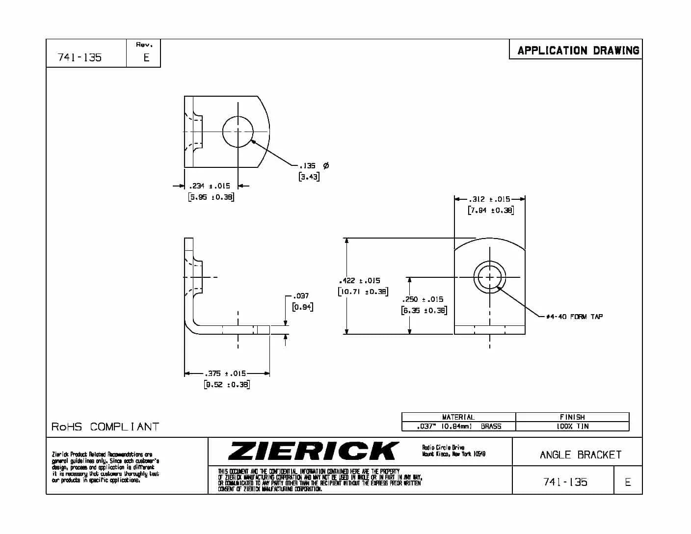 4-40 Thread, Extended