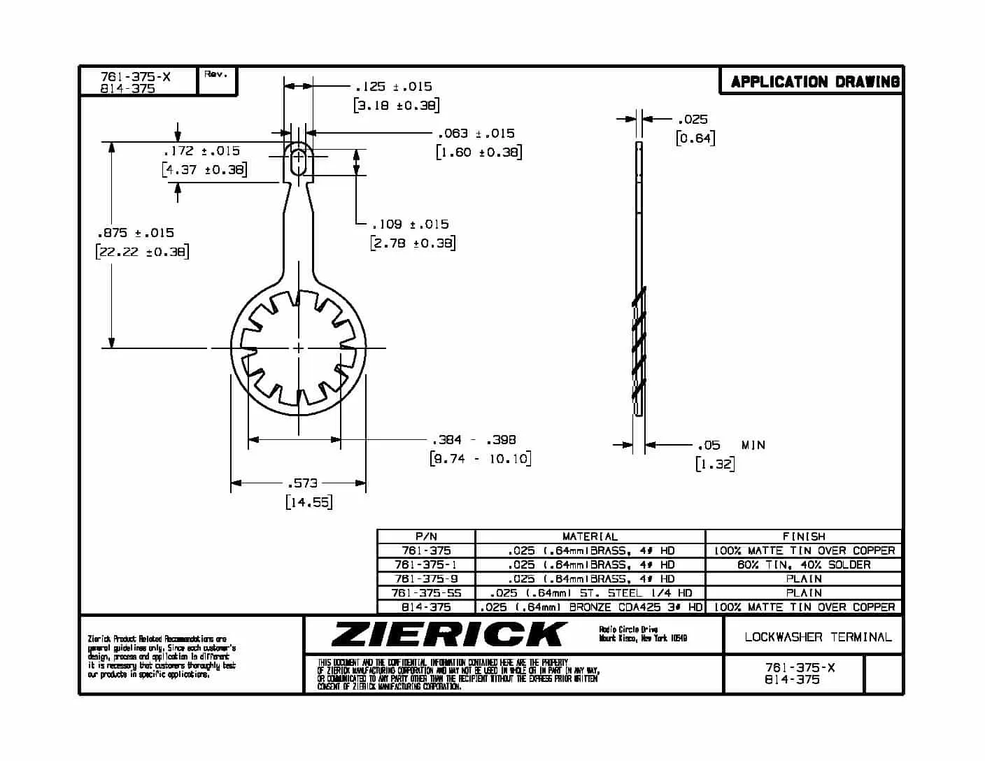 Flat, PN 761-375