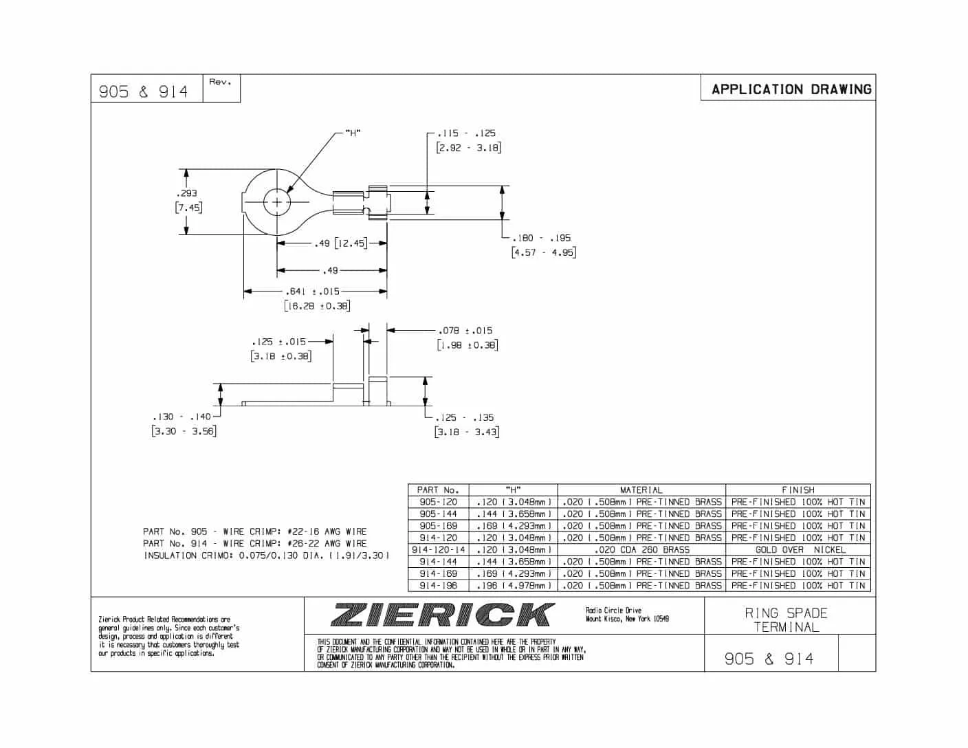 .293″ Ring Tongue