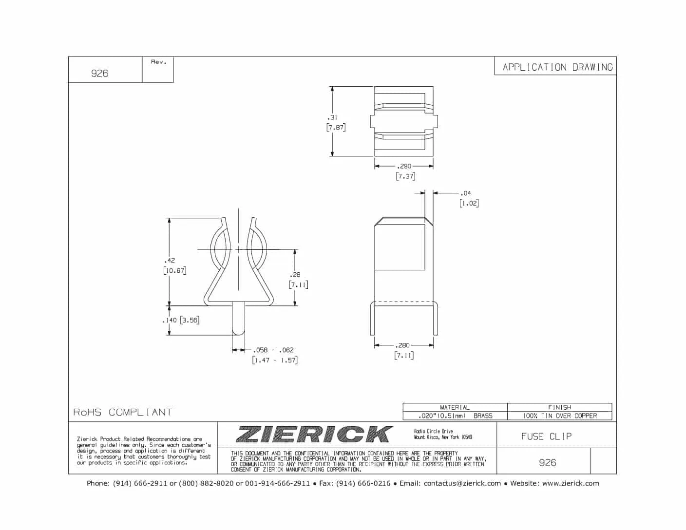 For .250″ Fuse