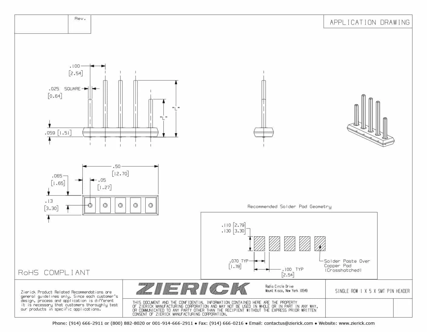 Vertical Pin Headers